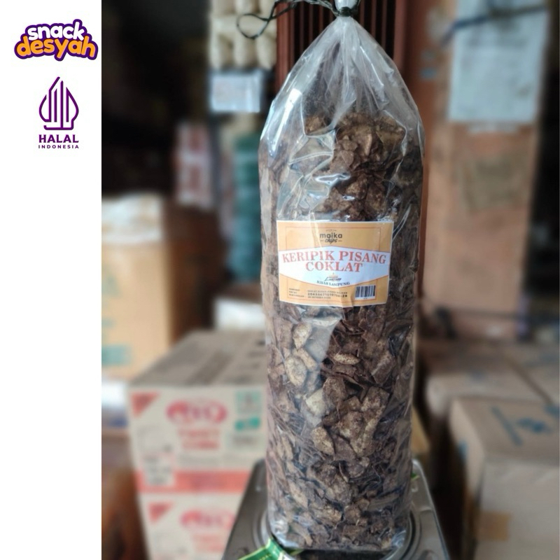 

KERIPIK PISANG COKLAT MAIKA ( 1 BALL 2 KG ) / MAIKA CHIPS / KHAS LAMPUNG / KERIPIK PISANG
