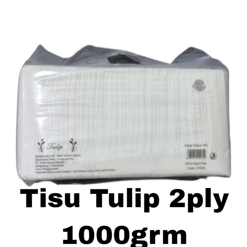 Tisu tulip tisu wajah tisu refil 1000grm