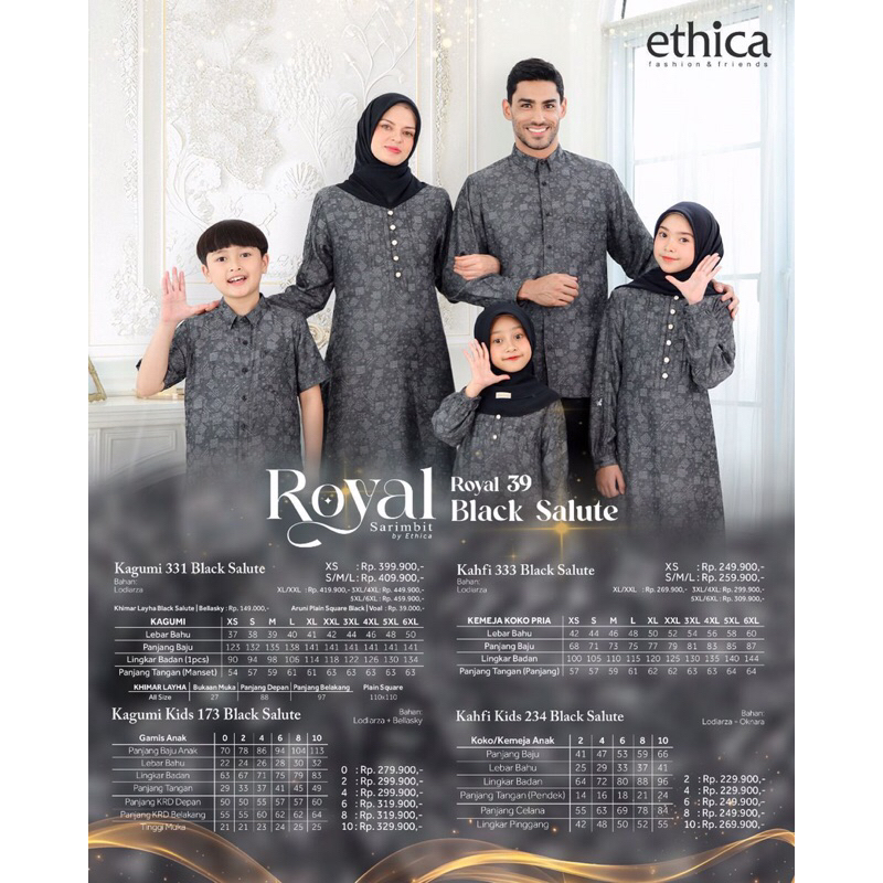 SARIMBIT ETHICA ROYAL 39 BLACK SALUTE - SARIMBIT TERBARU ETHICA 2025