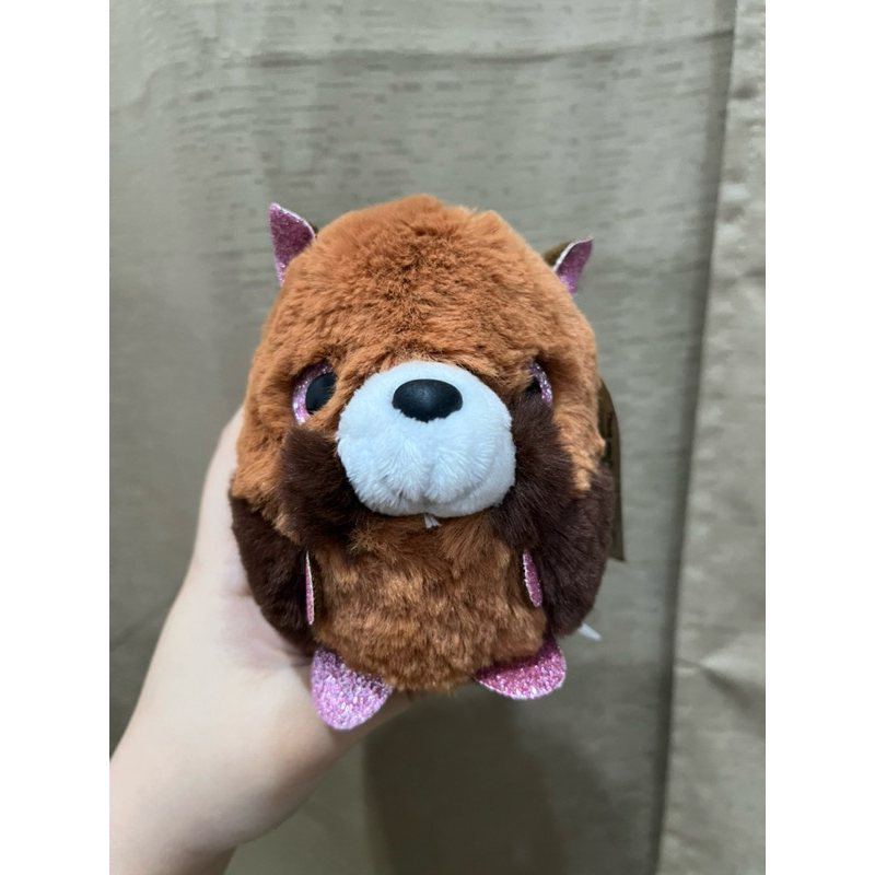 Boneka Solo Safari Zoo Red Panda Boneka mata glitter shimmer New Tag Safari Solo Kebun Binatang Tama