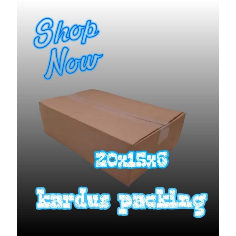 

kardus 20x15x6 kardus polos kardus packing kardus besar