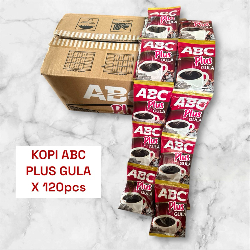 

120pcs Kopi ABC Plus Gula - ABC Plus Gula kopi ( Karton )