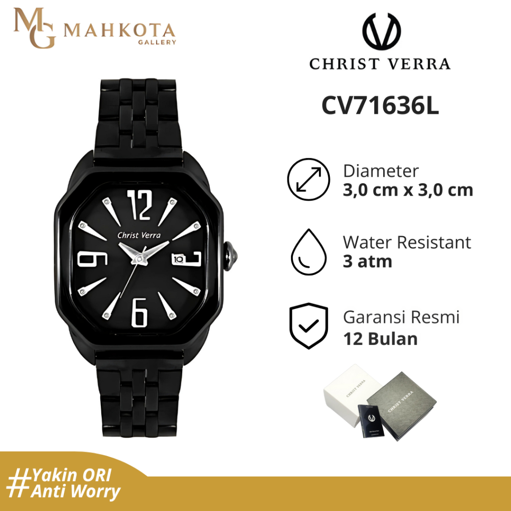 Jam Tangan Wanita Christ Verra CV71636L Original dan Bergaransi