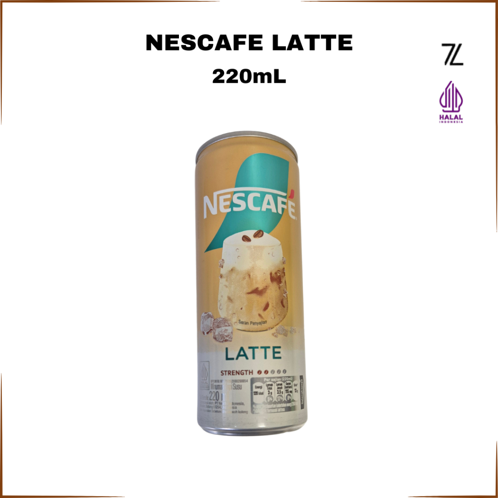 

Nescafe Latte Kaleng 220mL Minuman Kopi Susu Nescafe