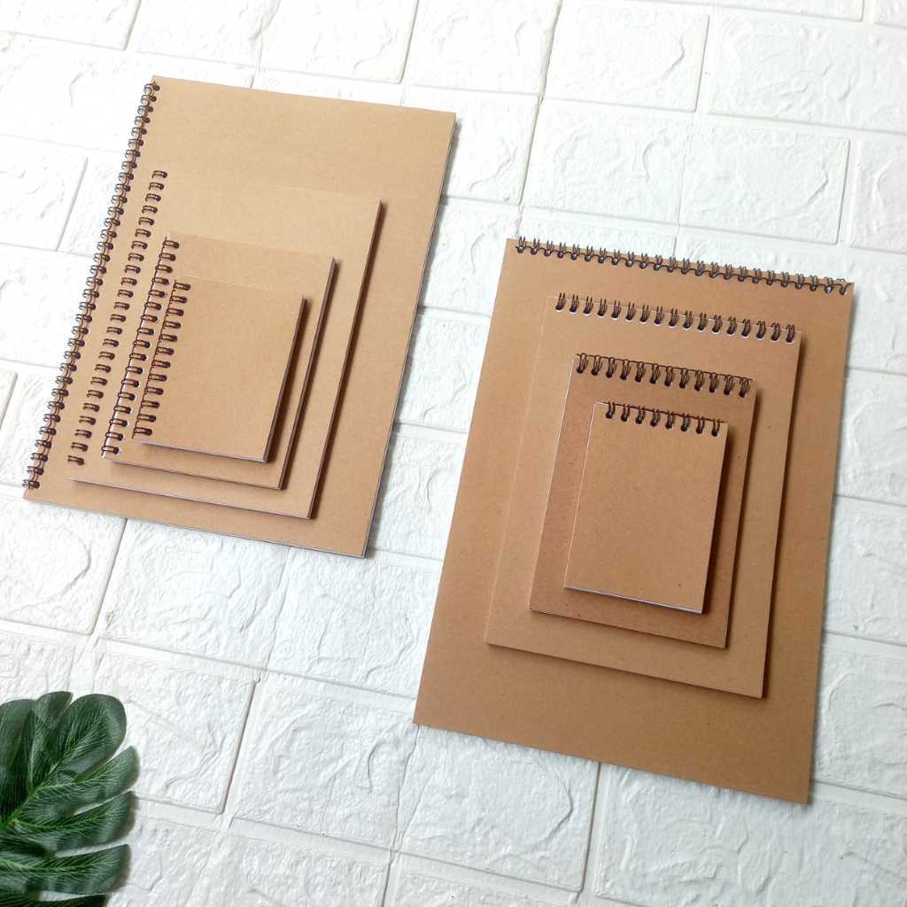

Notebook Basic Buku Tulis Journal Polos Catatan Aesthetic A4/A5/A6/A7