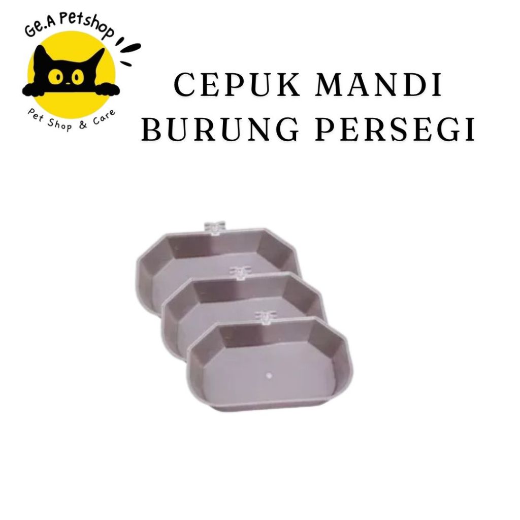 Cepuk Mandi Burung Bak Mandi Burung Loverbird Murai Kacer Anis Kenari