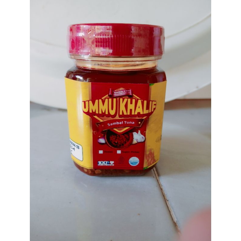 

Ummu Khalif sambal ikan tuna asap oleh oleh khas palu 150 g