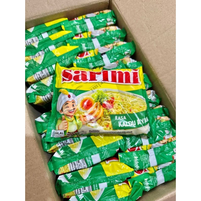 

Sarimi Rasa Kaldu Ayam 70 gram Kartonan atau 1 DUS isi 40 pcs