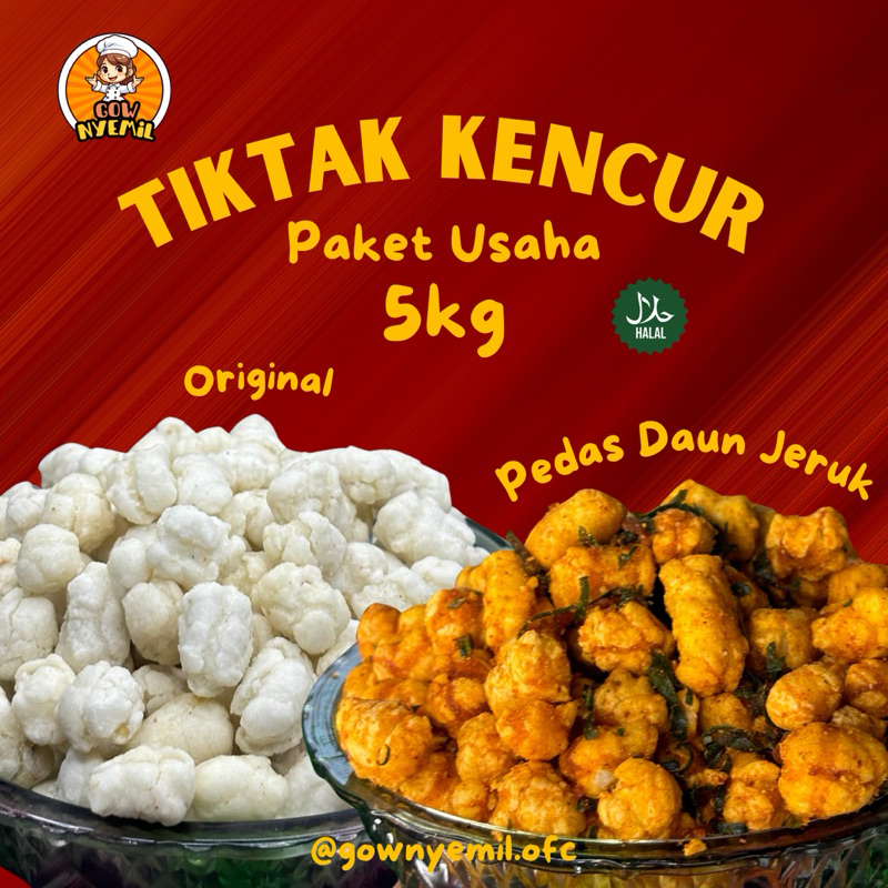 

(PAKET USAHA) 5 kg - Tiktak Kencur/ Cikur by Gow Nyemil