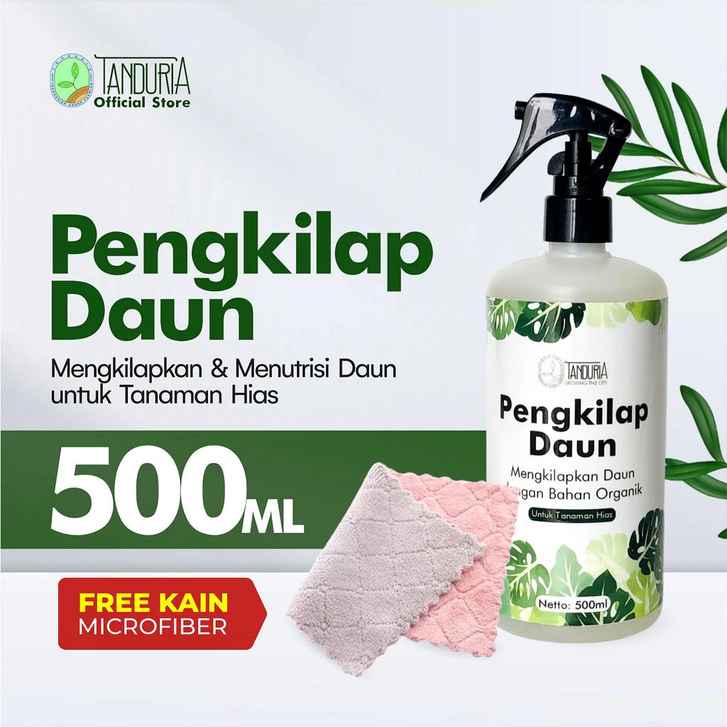 Spray Pengkilap Daun Tanaman Hias 500ml Mampu Mengkilapkan dan membersihkan daun tanaman secara alam
