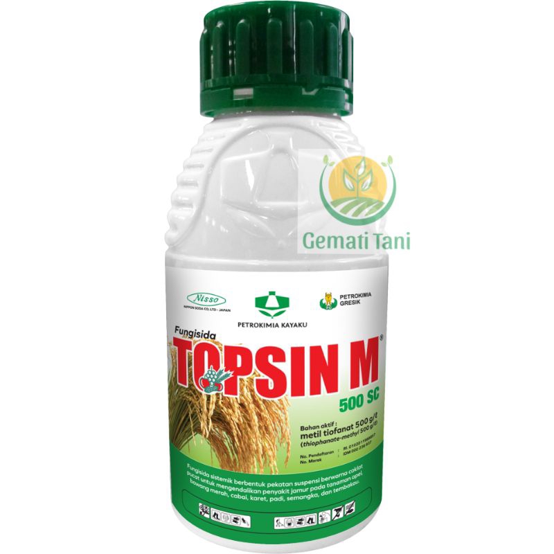 

Topcin M 500SC 200ml, Fungisida Mencegah Potong Leher dan Bercak Daun Pada Tanaman Padi