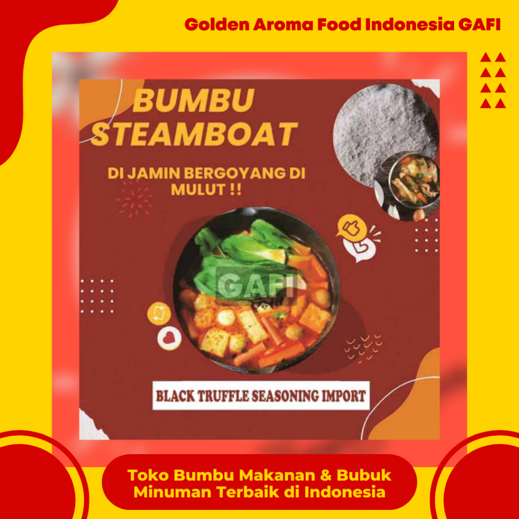 

BUMBU BUBUK SUKI INSTAN Black Truffle Seasoning Import 1 Kg Steamboat Hotpot Sukiyaki Grill Halal Rasa Trufle Hitam Impor Kiloan 1 Kg Halal Sabu Kuah Soup Bakwan Siomay Sop Tofu GAFI