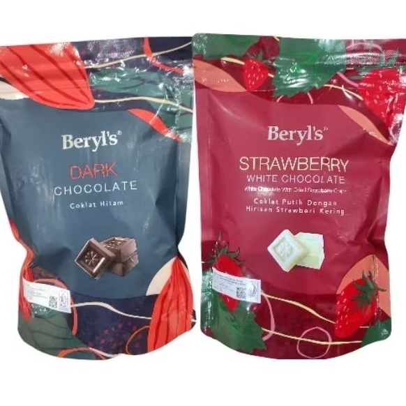 

Beryl's Dark Chocolate / White Chocolate with strawberry 280gr fpn