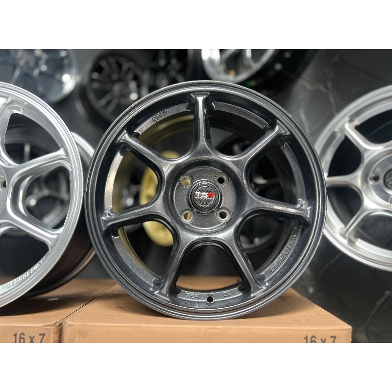 Velg TSR FF-K Ultra ring 16 Lebar 7. Pcd 4x100 1set(4pcs)