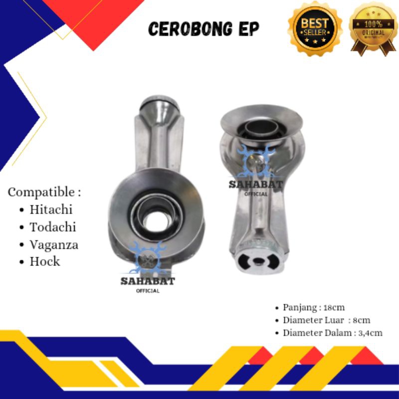 TUNGKU CEROBONG EP KOMPOR GAS HOCK, HITACHI, DAN TODACHI