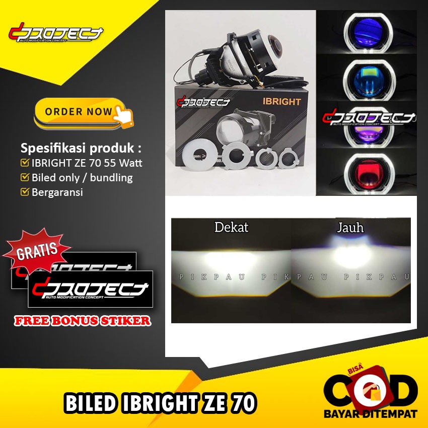 BILED IBRIGHT ZE 70 55 WATT / PAKET BUNDLING BILED SHROUD IBRIGHT ZE 70