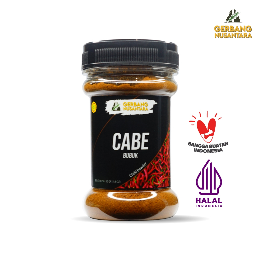 

Gerbang Nusantara - Cabe Merah Bubuk Rempah Bumbu Masak Dapur 50gr