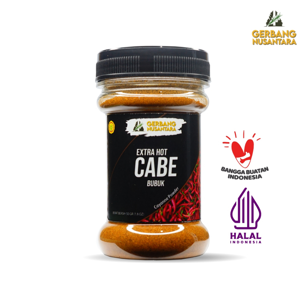 

Gerbang Nusantara - Cabe Extra Pedas Bubuk Bumbu Masak Dapur Rempah 50gr