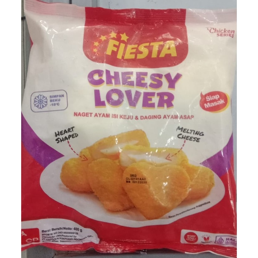 

Fiesta Cheesy Lover 400 GR