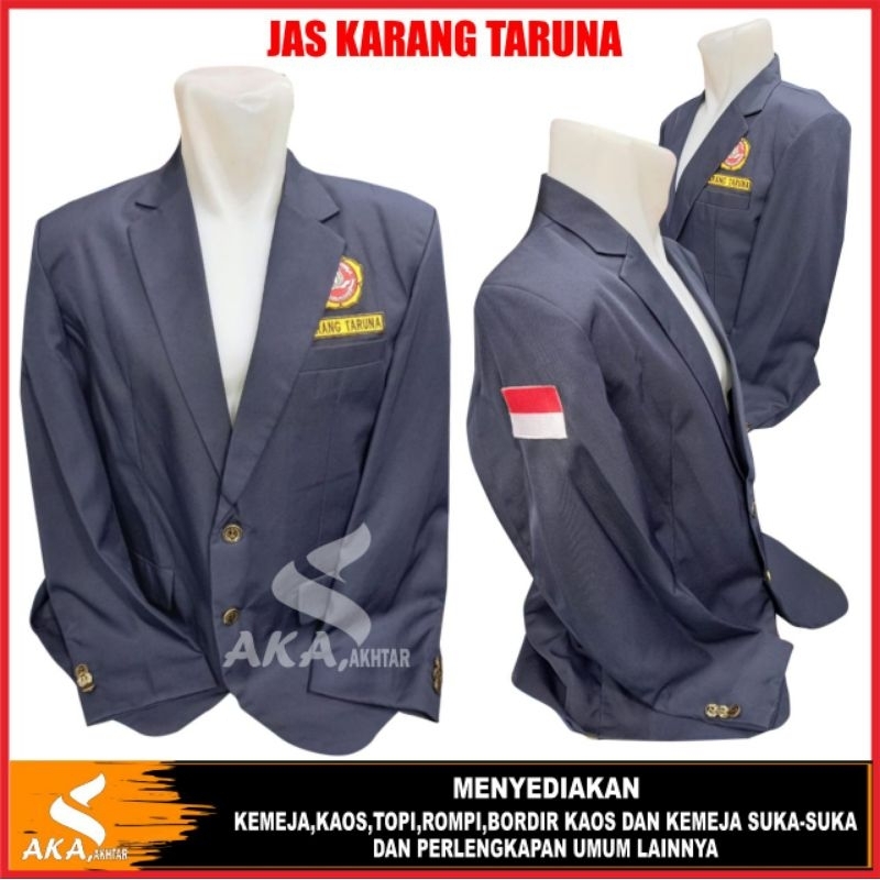 JAS KARANG TARUNA WARNA BIRU TUA JAS KARANG TARUNA SERAGAM KARANG TARUNA