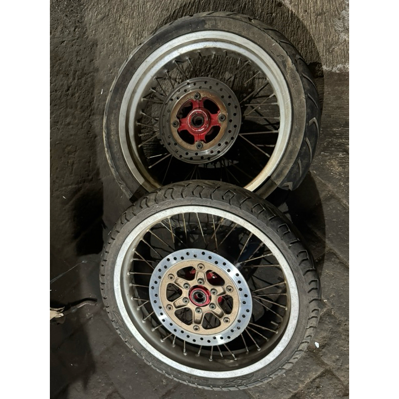 Velg set ban pnp tiger revo tirev jari jari ukuran 250-350 velg champ