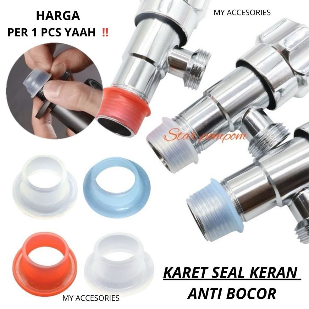 New's - 1 PCS KARET SEAL Keran ANTI BOCOR REMBES Silicone Silikon Pengganti SealTape Drat Kran Air W