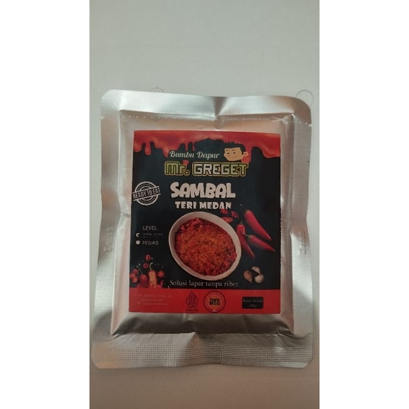 

Sambal mr greget Teri Medan