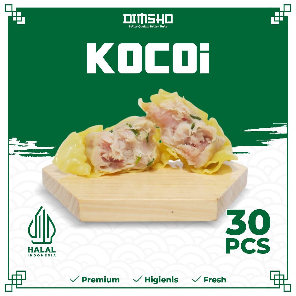 

DIMSUM KOCOI II DIMSUM FROZEN PREMIUM HALAL II DIMSUM KOCOI 1 PACK ISI 30 PCS