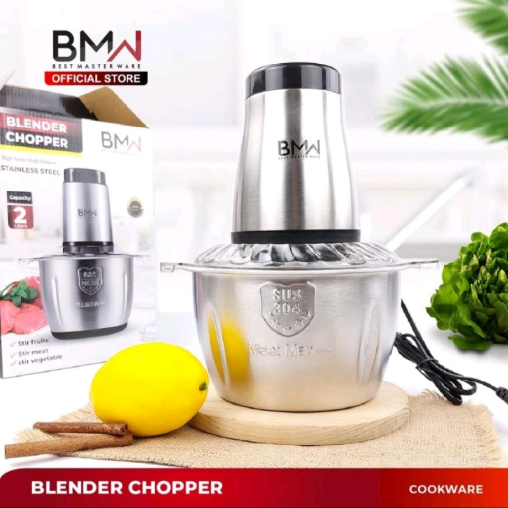 BLENDER DAGING STAINLESS BMW 2L / PENGGILING DAGING BMW