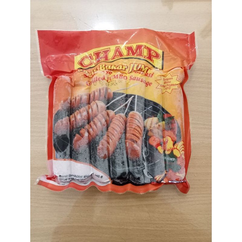 

CHAMP SOSIS BAKAR JUMBO 6S - SOSIS AYAM 500GR