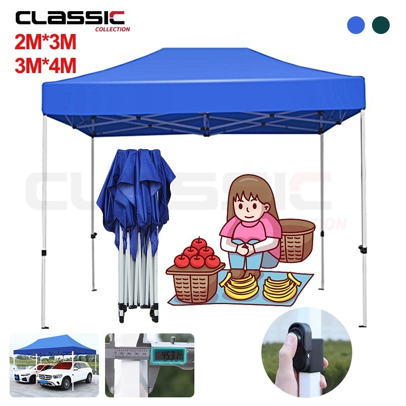 Tenda Lipat  2x3 / 3x4 Tenda Bazar Pameran Tenda gazebo Tenda Dagang otomatis / Tenda Jualan Pameran