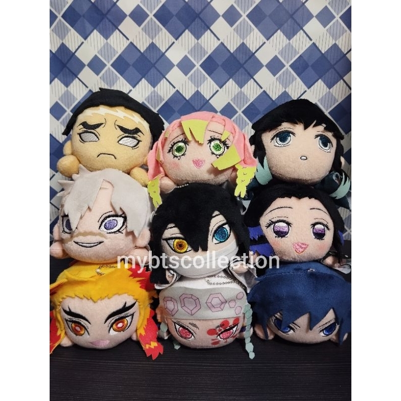 Demon Slayer Nesoberi Besar SEGA Kimetsu No Yaiba Gyomei Tengen Rengoku Sanemi Muichiro Obanai Mitsu