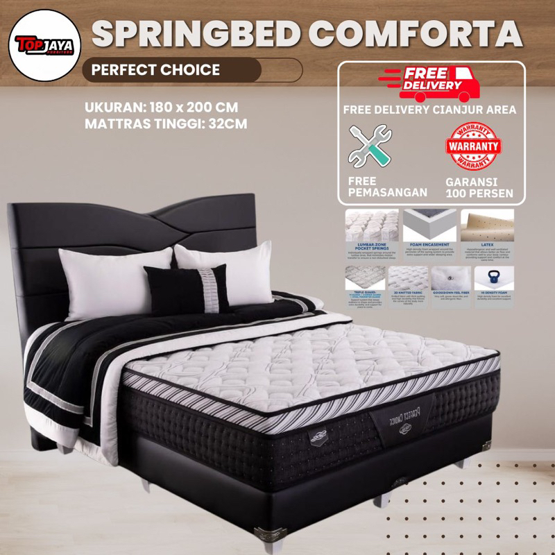 KASUR SPRINGBED COMFORTA - KASUR PERFECT CHOICE - COMFORTA