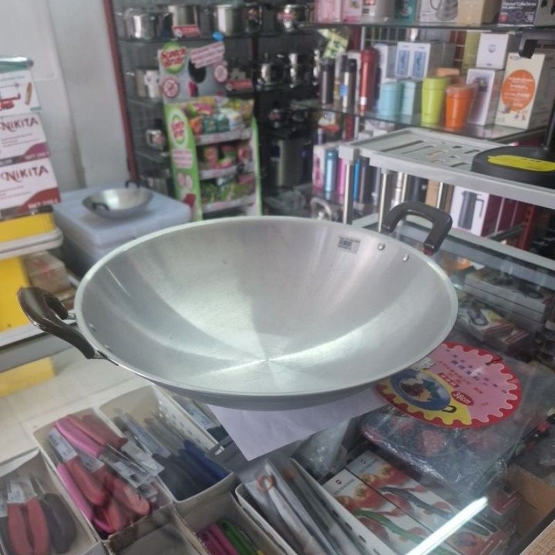 1 Pc Wajan Alumunium Taiwan Tebal, D36cm, Baca Deskripsi