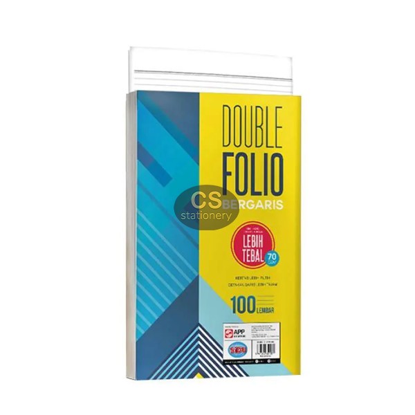 

Kertas Double Folio Bergaris 100 SIDU / Sinar Dunia