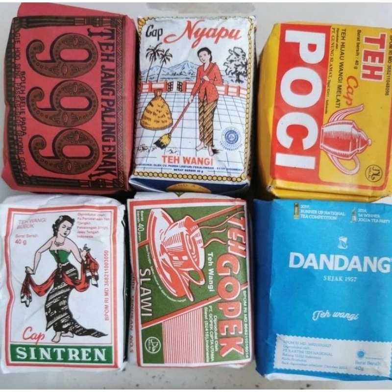 

TEH RACIKAN ASLI KHAS SOLO (6pcs)-999,NYAPU,POCI,SINTREN,GOPEK,DANDANG