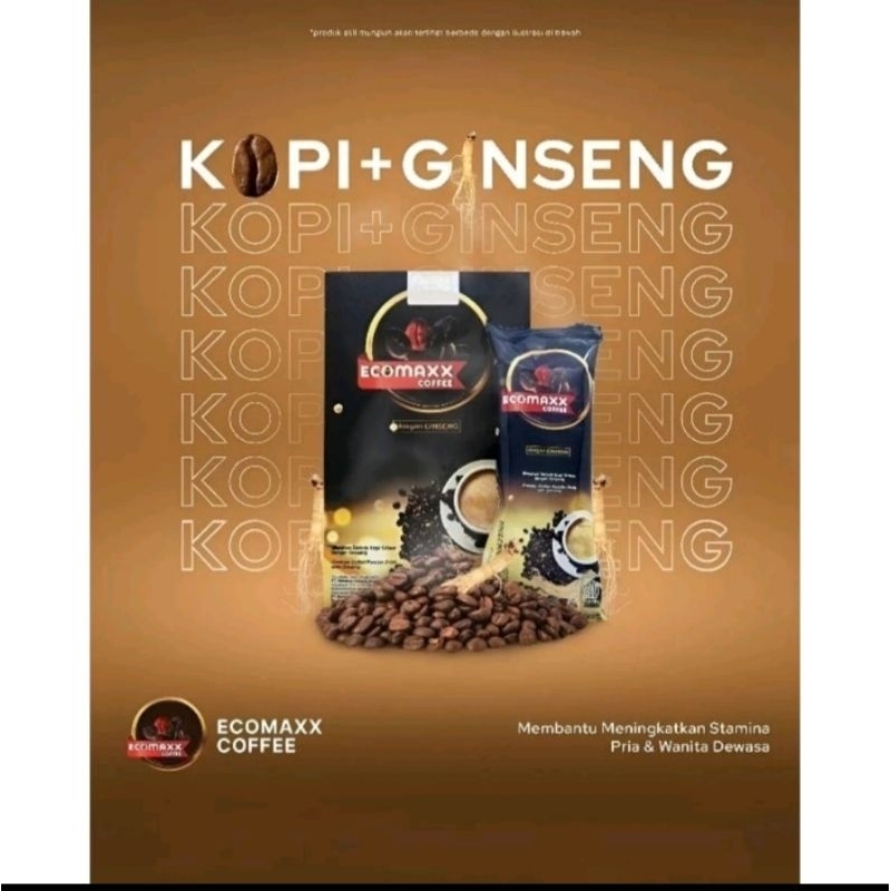 

Ecomaxx Coffee Kopi Kesehatan Pria Dan Wanita Original BPOM