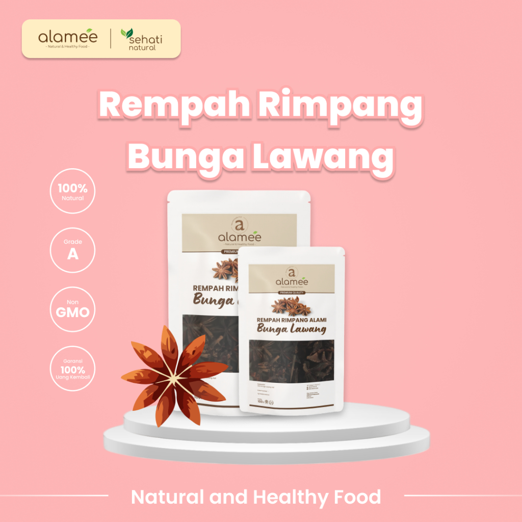 

Rempah Bunga Lawang Wedang Minuman Herbal Asli Alami Langsung Seduh Komplit Tradisional