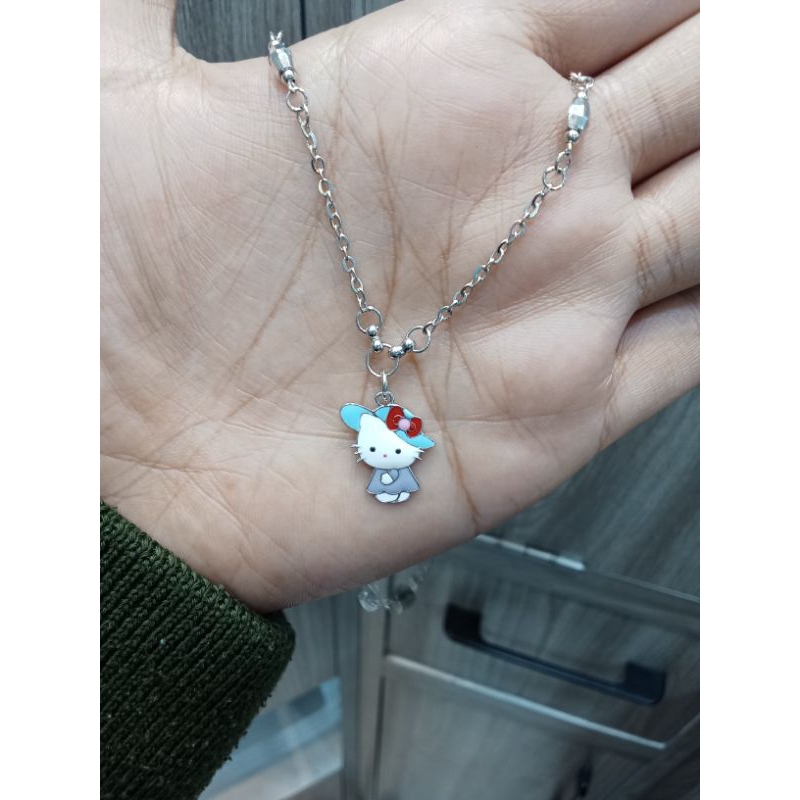 Kalung Anak Hello Kitty Perak 925 Asli