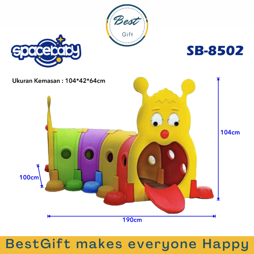 RB SpaceBaby Perosotan Slide SB-8209 (6 IN 1) SpaceBaby *Perosotan, Ayunan, Penyimpanan Barang,