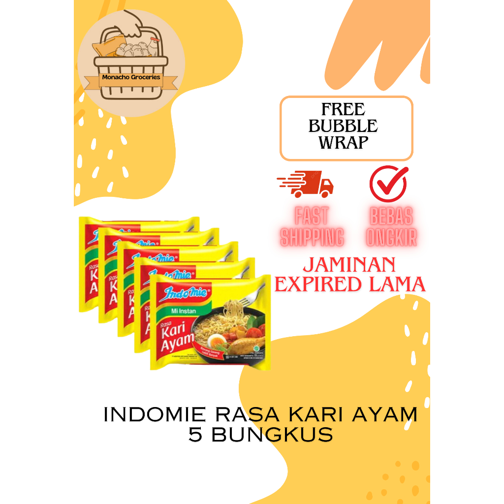 

INDOMIE RASA KARI AYAM 5 BUNGKUS