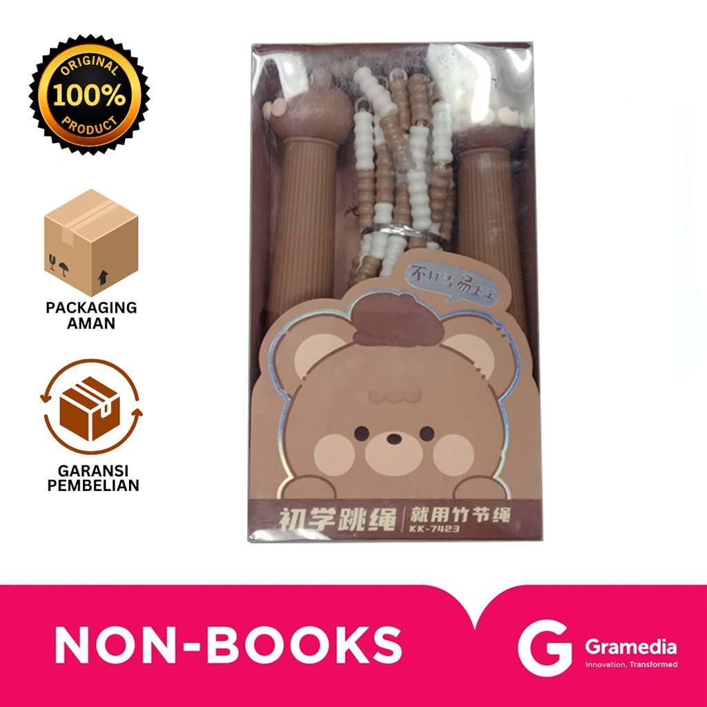 

Gramedia Bali - Kuki Jumping Rope Coffee Bear KKJP7423