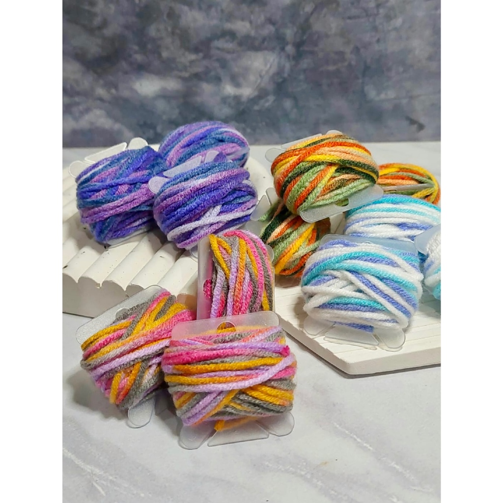 Benang rajut katun susu | benang milk cotton| milk katun chunky sembur | benang sembur | benang katu