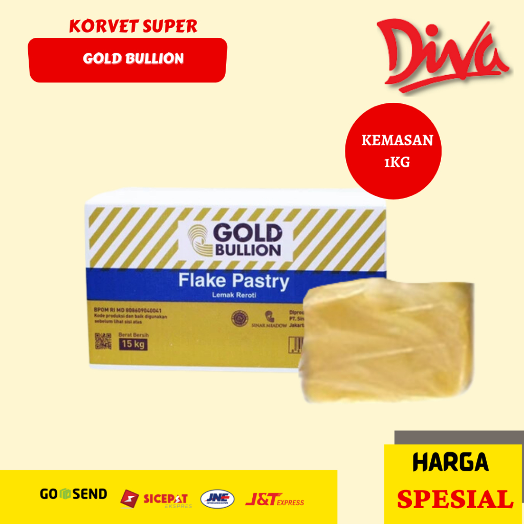 

Korvet Super | Gold Bullion Flake Pastry 1kg
