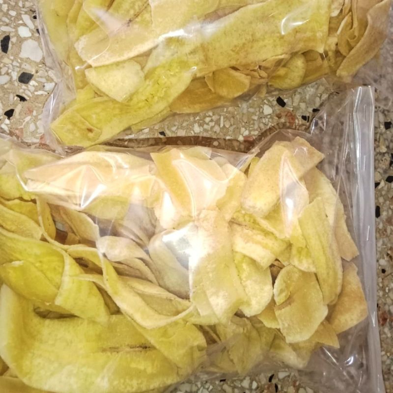 

Keripik Pisang Asin Gurih 250gr