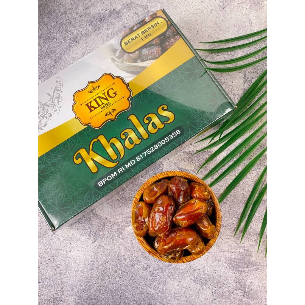 

kurma khalas kemasan box 1000 gr | 500 gr | oleh-oleh haji