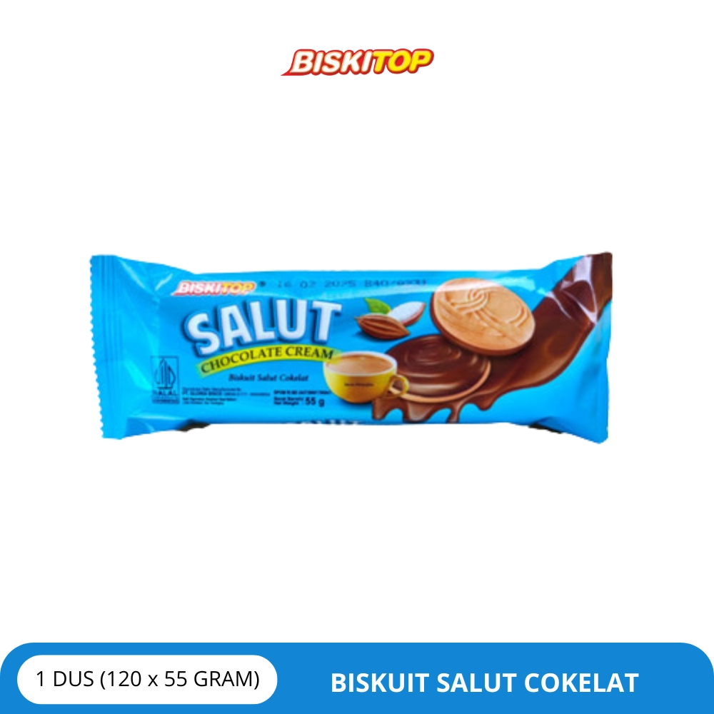 

BISKITOP - Biskuit Salut Cokelat - 120 x 55 GRAM