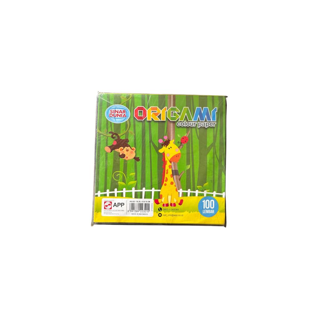 

KERTAS LIPAT ORIGAMI SINAR DUNIA 100 LEMBAR