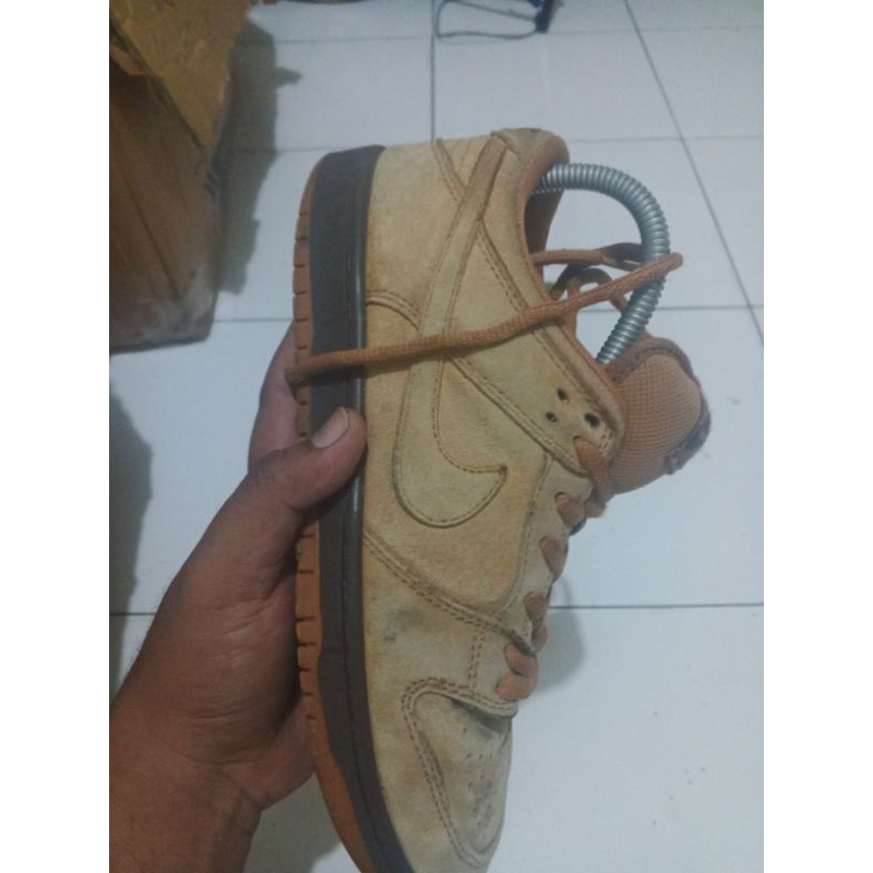 SECOND SB DUNK LOW WHEAT MOCCA SIZE 41