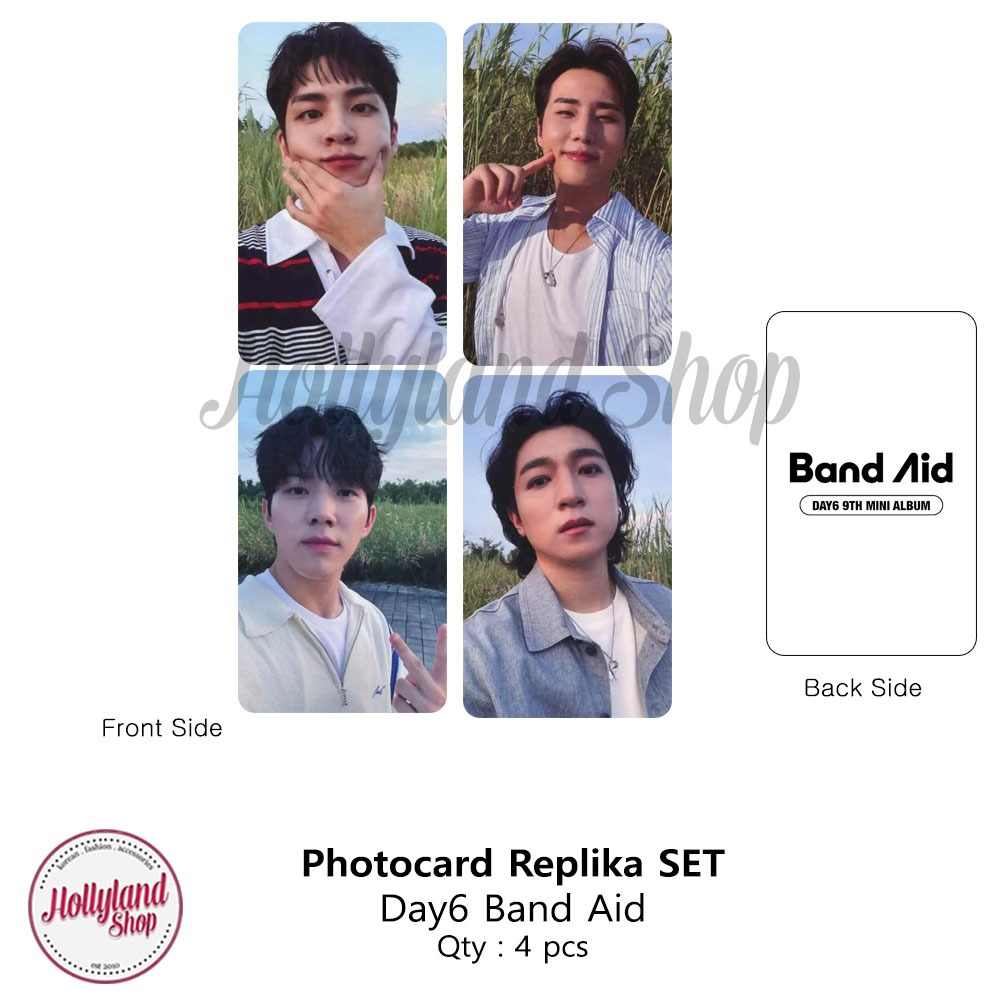 Photocard PC Set DAY6 Bnad Aid 2sisi Unofficial